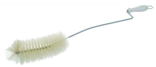 [12340] Brosse à bouteilles poils naturels Ø 50 mm, longueur : 340 mm fil de fer galvanisé