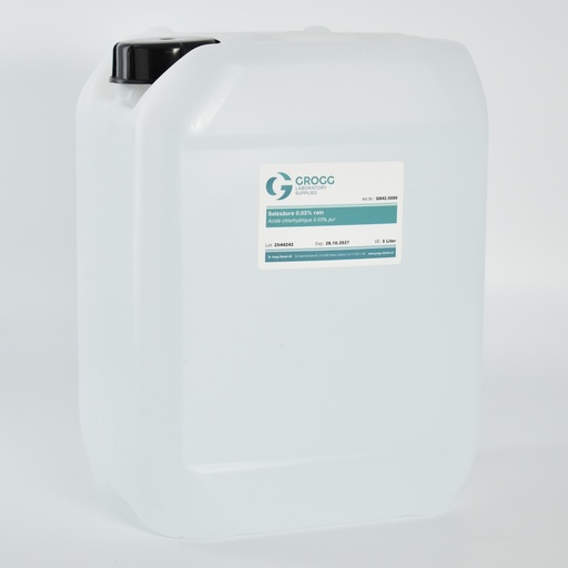 [G842.5000] Hydrochloric acid 0.03% pure