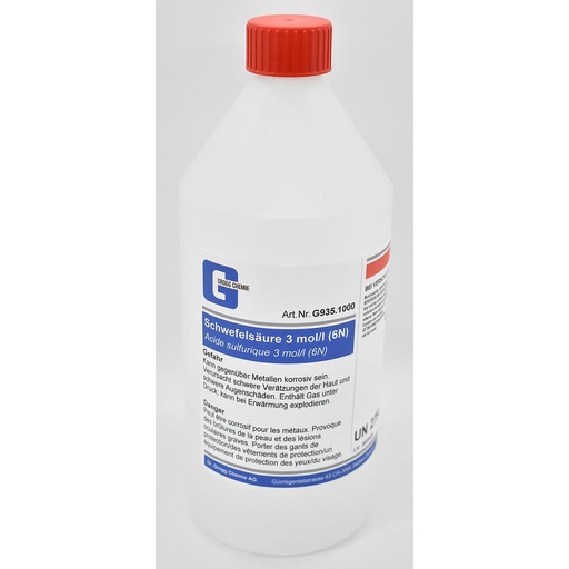 [G935.1000] Schwefelsäure 3 mol/l (6N)