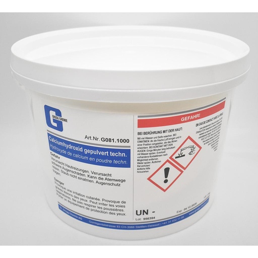 [G081.1000] Calcium hydroxide powdered techn.