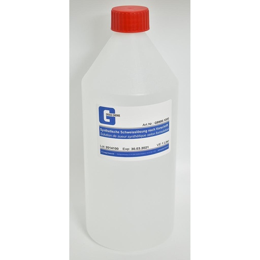 [G8900.1000] Solution de sueur synthétique selon formulation